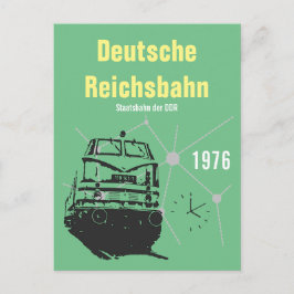 Cartão Postal Werbedesign Deutsche Reichsbahn DDR