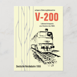 Cartão Postal Werbedesign Deutsche Reichsbahn DDR