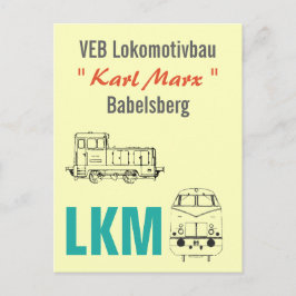 Cartão Postal Werbedesign Reiseverkehr Deutsche Reichsbahn DDR