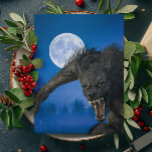 Cartão Postal Werewolf Moon Lycanthrop halloween<br><div class="desc">Este design pode ser personalizado escolhendo a opção personalizar para adicionar texto. Entre em contato comigo em colorflowcreations@gmail.com se você quiser usar este design em outro produto. Compre minha pintura de acrílico abstrato original para venda em www.etsy.com/shop/colorflowart. Veja mais das minhas criações ou siga-me em www.facebook.com/colorflowcreations, www.instagram.com/colorflowcreations, www.twitter.com/colorflowart e www.pinterest.com/colorflowcreations....</div>