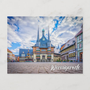Cartão Postal Wernigerode, Alemanha