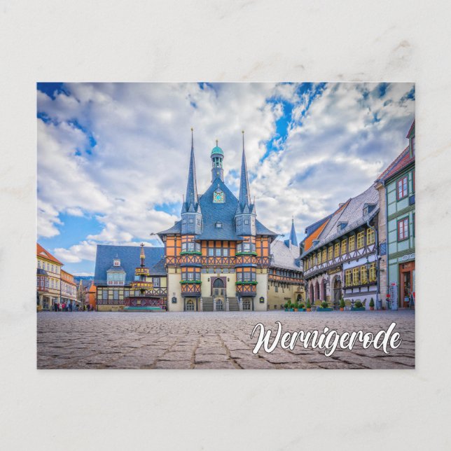 Cartão Postal Wernigerode, Alemanha (Frente)