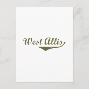 Cartão Postal West Allis Revolution t shirts