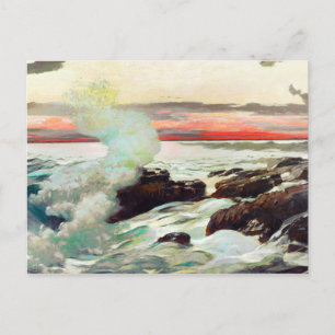 Cartão Postal West Point, Pescoço de Prout por Winslow Homer