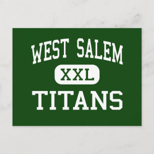 Cartão Postal West Salem - Titans - Segundo grau - Salem Oregon