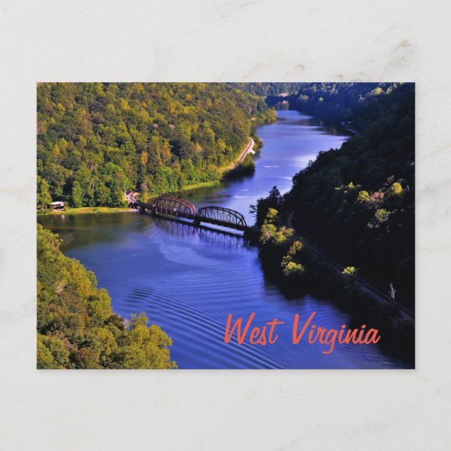 Cartão postal West Virginia (Frente)