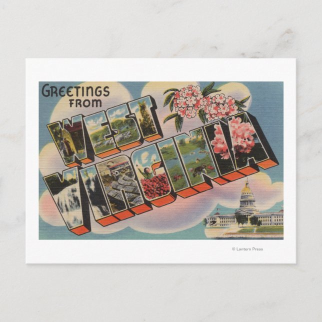 Cartão Postal West Virginia (Capital Building) (Frente)