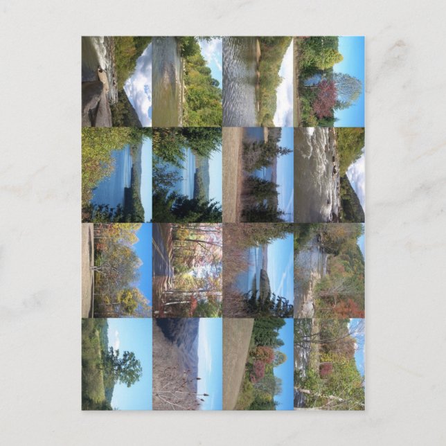 Cartão Postal West Virginia Collage (Frente)