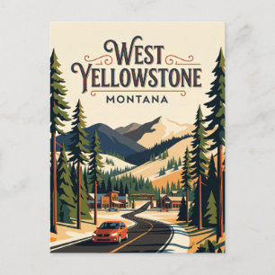 Cartão Postal West Yellowstone EUA