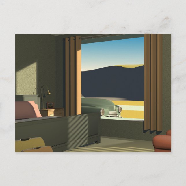 Cartão Postal Western Motel (Frente)