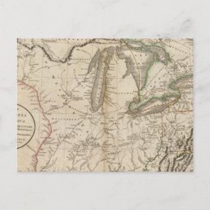 Cartão Postal Western Terr, Kentucky, Pensilvânia, etc.