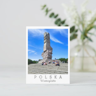 Cartão Postal Westerplatte, Polska / Polônia