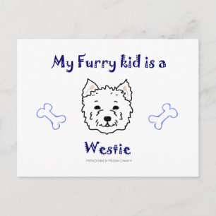 Cartão Postal Westie