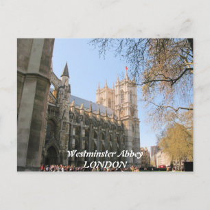 Cartão postal Westminister Abbey London Reino Unid