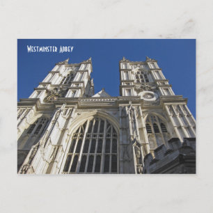 Cartão Postal Westminster Abbey, Londres, Inglaterra