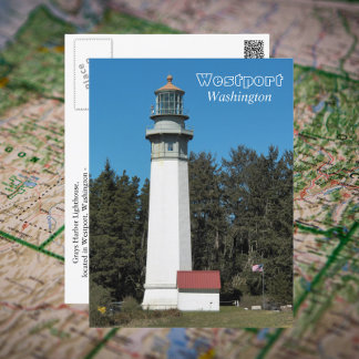 Cartão Postal Westport, Foto do Viagem do Farol de Washington