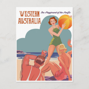 Cartão Postal Westtern Austrália Beach