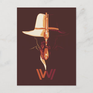 Cartão Postal Westworld   Gráfico de separação de chapéu pre