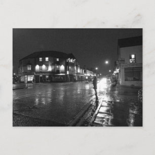 Cartão Postal Wet Evening, Salisbury Road Cardiff (1)