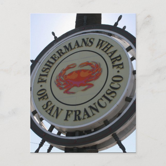 Cartão Postal wharf sf (Frente)