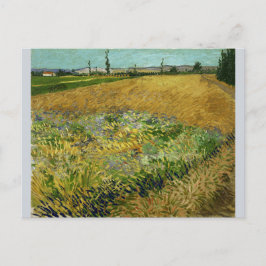Cartão Postal Wheatfield por Vincent Van Gogh