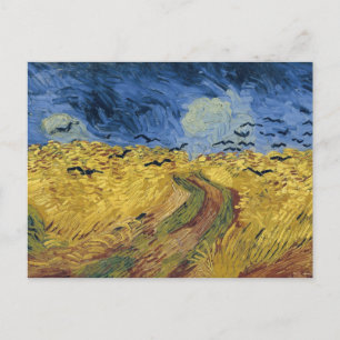 Cartão Postal Wheatfield with Crows (F779)Van Gogh Fine Art