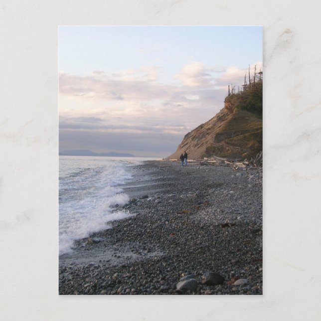 Cartão Postal Whidbey Island Sunset (Frente)