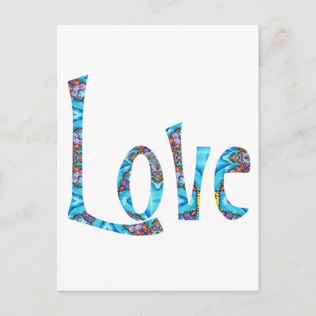 Cartão Postal Whimsic Love I (Frente)