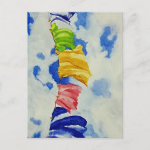 Whimsical Clothesline Art