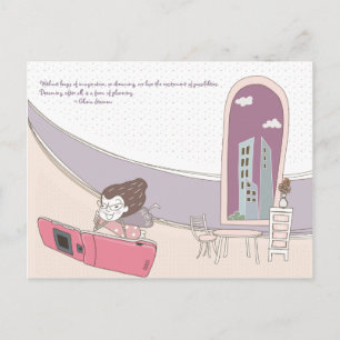 Cartão postal Whimsical Dreamscape 6