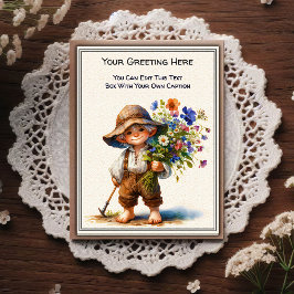 Cartão Postal Whimsical Everyday Sentiment Storybook Art  