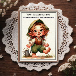 Cartão Postal Whimsical Everyday Sentiment Storybook Art  