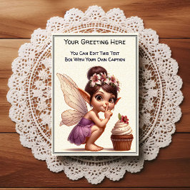 Cartão Postal Whimsical Everyday Sentiment Storybook Fairy