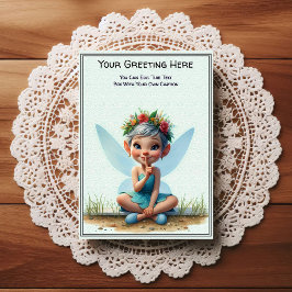 Cartão Postal Whimsical Everyday Sentiment Storybook Fairy