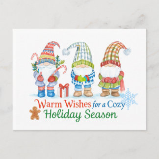 Cartão Postal Whimsicale wishes for  cozy holiday season