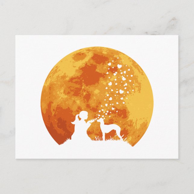 Cartão Postal Whippet (Frente)