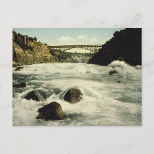 Cartão Postal Whirlpool Rapids Niagara Falls New York 1898