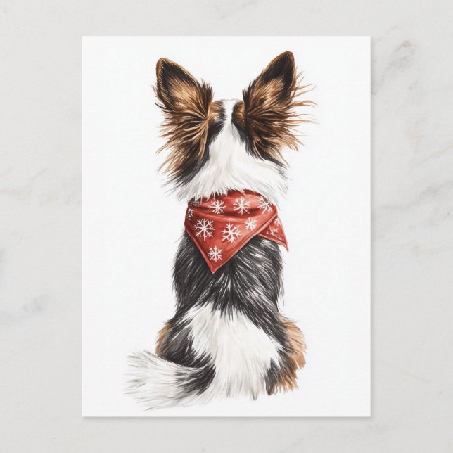 Cartão Postal Whiskers de inverno (Frente)