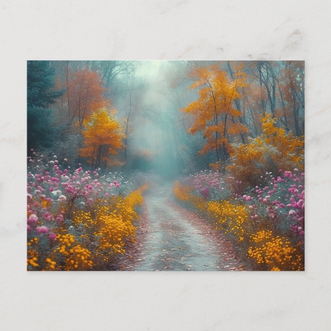 Cartão Postal Whispers do outono (Frente)