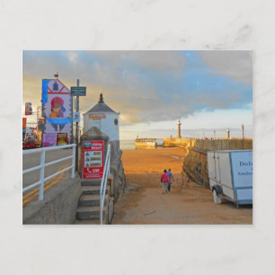 Cartão Postal Whitby Beach