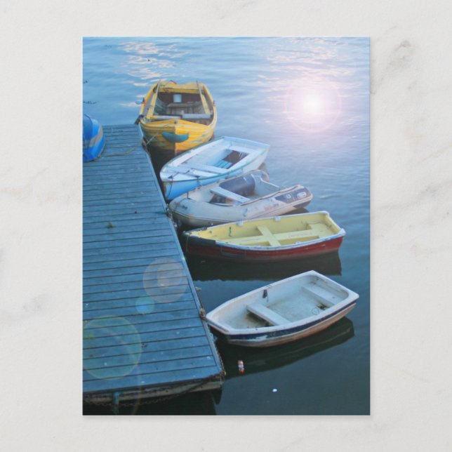 Cartão Postal Whitby Harbour (Frente)