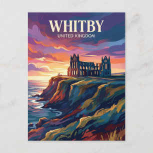 Cartão Postal Whitby Reino Unido