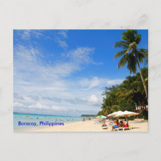 Cartão Postal White Beach, Boracay Postcard