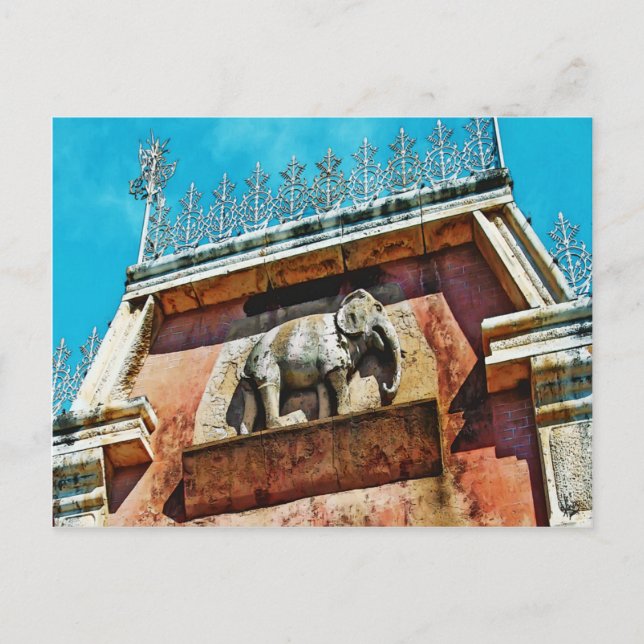 Cartão Postal White Elephant Saloon, Fredericksburg, TX (Frente)