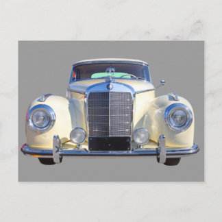 Cartão Postal White Mercedes Benz 300 Luxury Carro