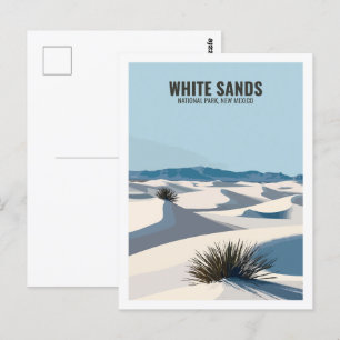 Cartão Postal White Sands National Park Novo México EUA
