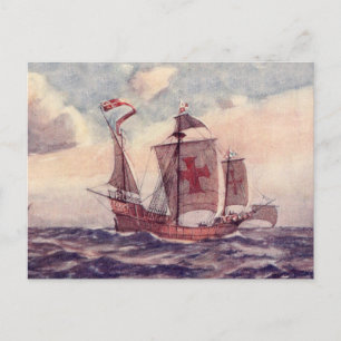 Cartão Postal White Star Line's "The Santa Maria"
