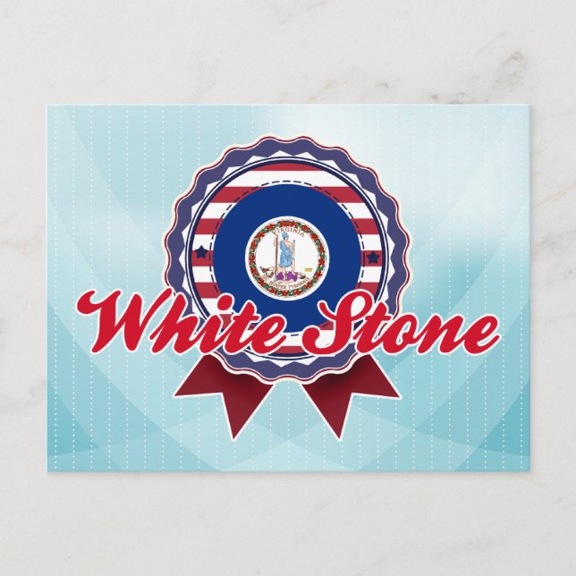 Cartão Postal White Stone, VA (Frente)