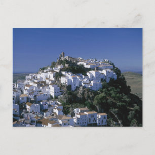 Cartão Postal White Village of Casares, Andalusia, Spain