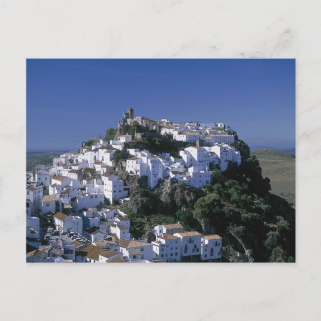 Cartão Postal White Village of Casares, Andalusia, Spain (Frente)